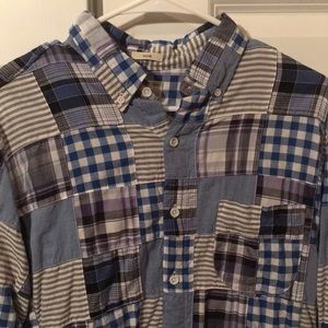 Men's J.Crew Denim Patchwork Shirt